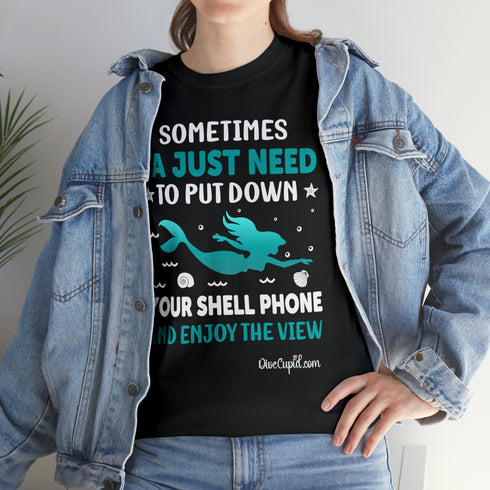 "Shell Phone" Relaxed Fit T-shirt